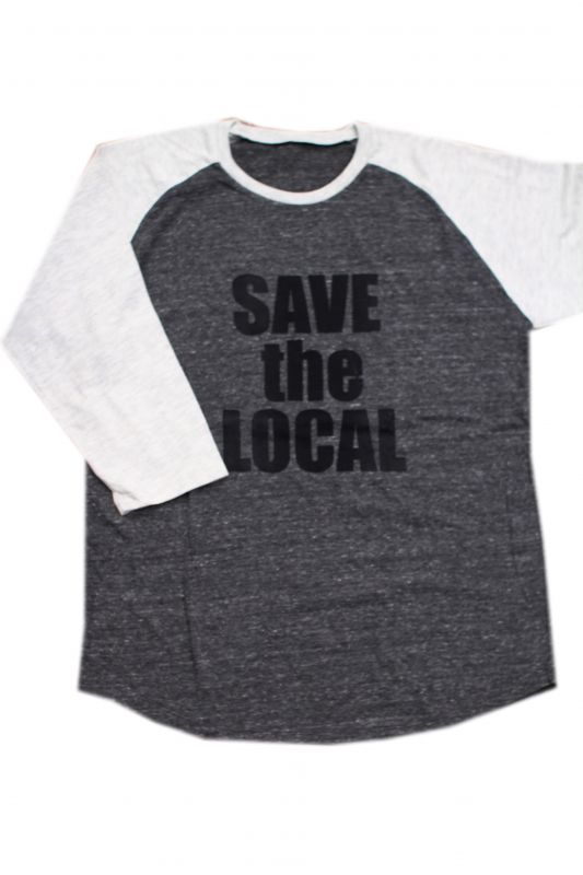 画像: SAVE the LOCAL B/LOGO RAGLAN TEE