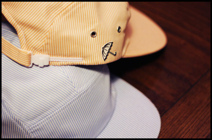 画像: Hélas. 5 PANEL CAP 「SUNDAY ORANGE STRIPES」