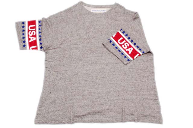 画像: 【50％ OFF】 VOTE MAKE NEW CLOTHES 「USA SLEEVE BIG TEE」