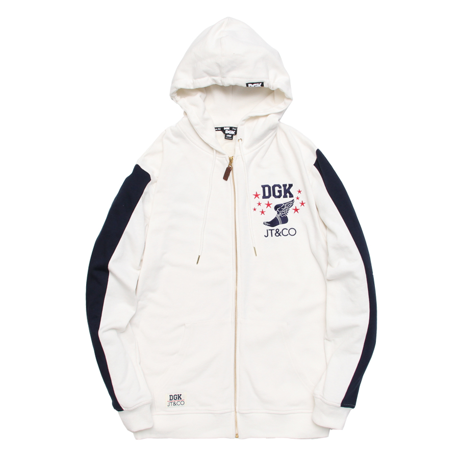 画像1: 【50％ OFF】 DGK x JT&CO TIMELESS CUSTOM ZIP HOODED FLEECE