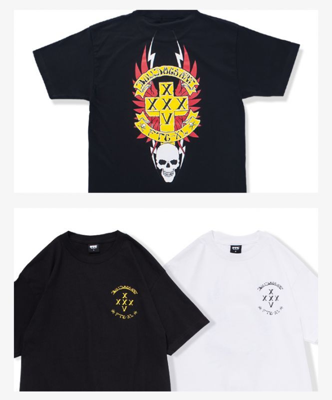 画像1: FTC x X-LARGE x BULLDOG ART XXX-XXV TEE