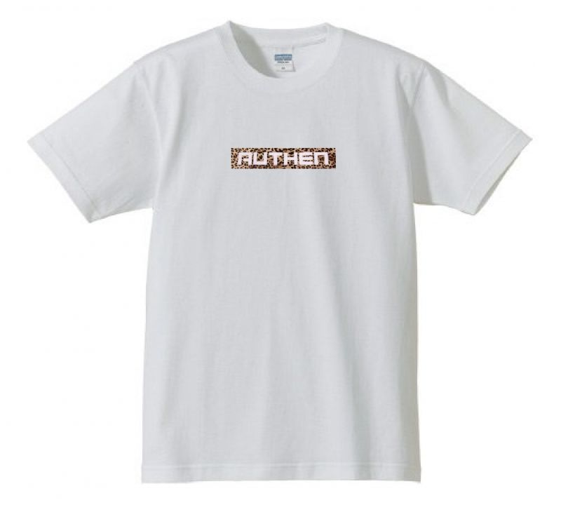 画像1: AUTHEN BOX LOGO S/S TEE [leopard]