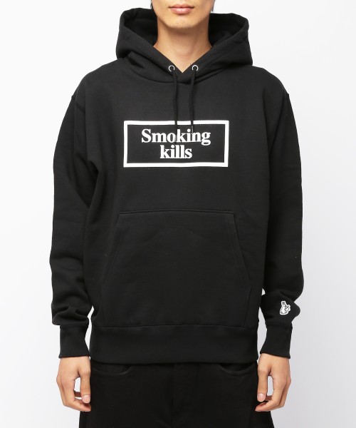 FR2 「Smoking kills」 Puff paint HOODIE