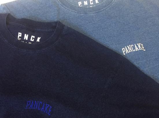 画像1: PANCAKE ARCH LOGO INDIGO TEE