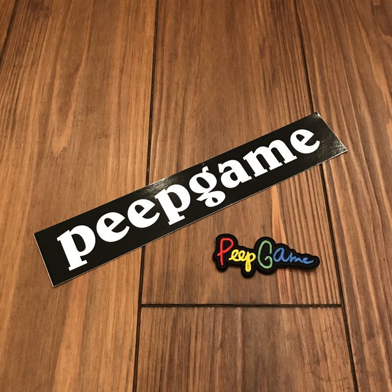 画像1: Peep Game Patch & Sticker Set