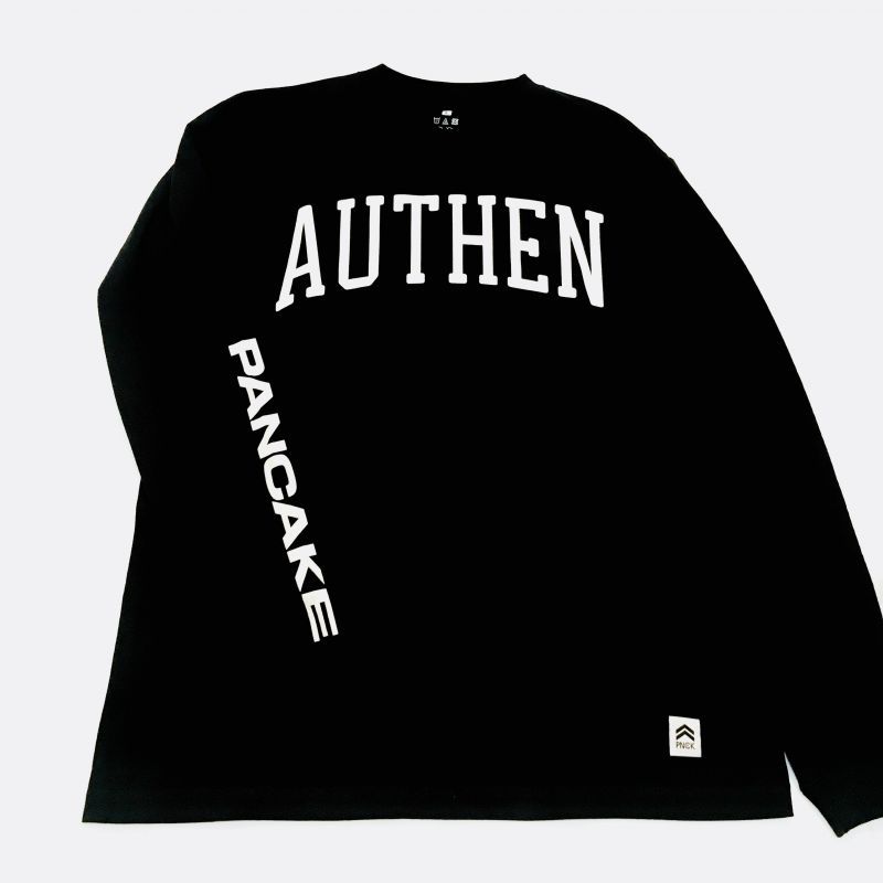 画像1: AUTHEN × PANCAKE ARCH LOGO LONG SLEEVE TEE