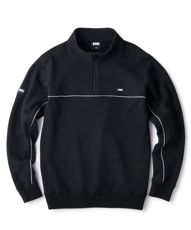 FTC PIPING HALF ZIP SWEATSHIRT