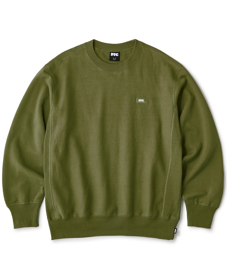 画像1: FTC SMALL BOX LOGO CREW NECK