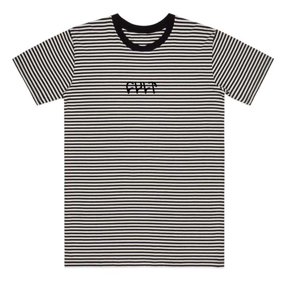 画像1: CULT STRIPE LOGO Tee