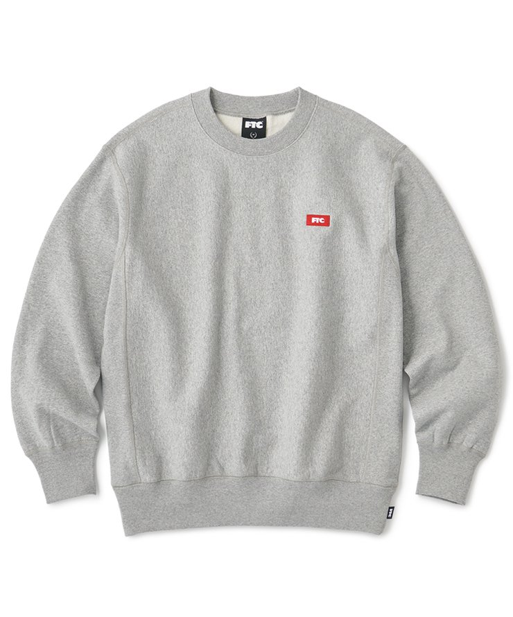 画像1: FTC SMALL BOX LOGO CREW NECK