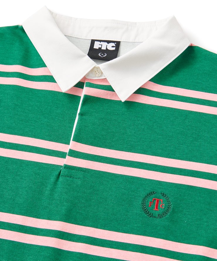 画像2: FTC PRINTED STRIPE RUGBY SHIRT