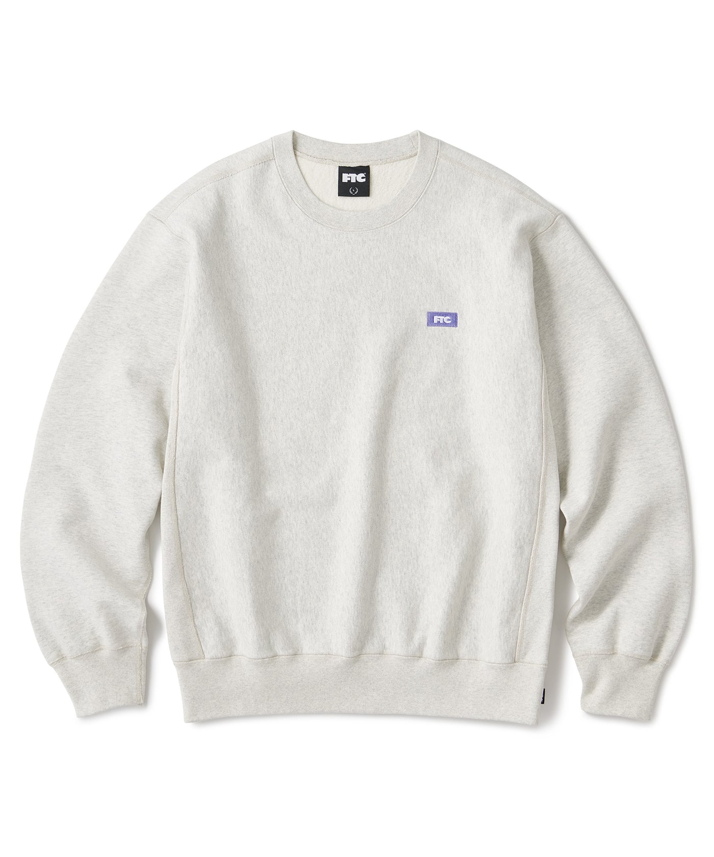 画像1: FTC SMALL BOX LOGO CREW NECK