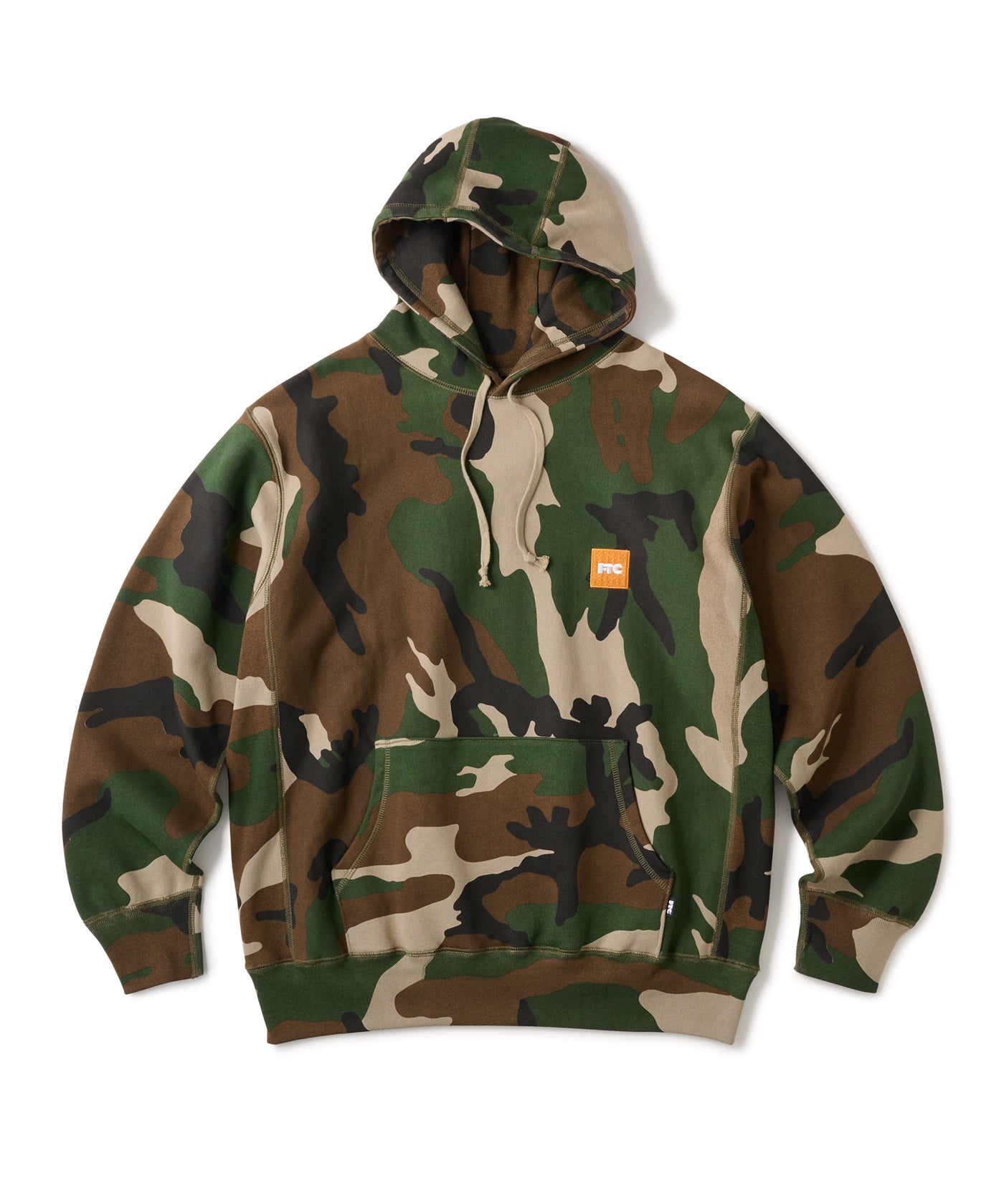 画像1: FTC BOX LOGO PULLOVER HOODY