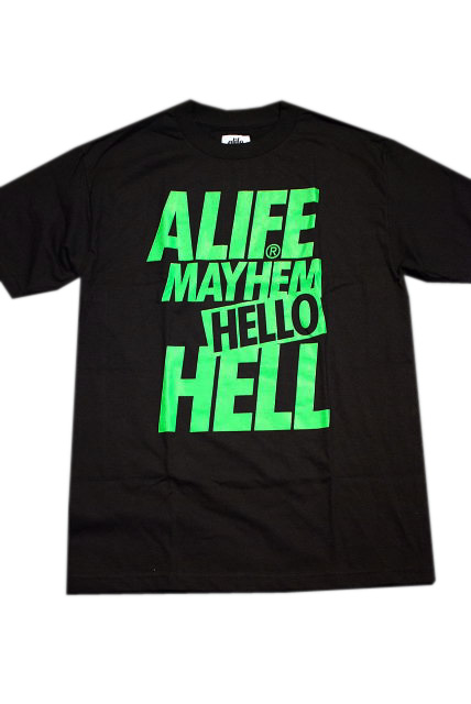 画像: ALIFE S/S TEE  「HELLO HELL」