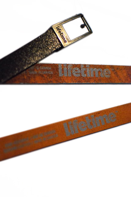 画像: Lifetime collective Cracked Leather Skinny Belt