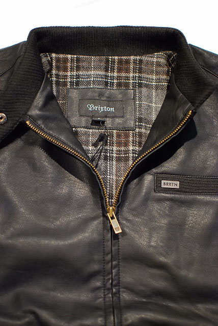 画像: BRIXTON FAKE LEATHER JACKET 「Sham」